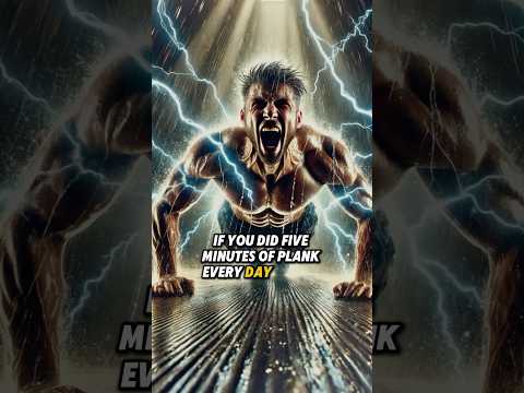 5 Minutes of plank everyday for 30 days challenge #workout #exercise #plank