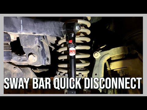 JL Jeep Wrangler JKS Sway Bar Quick Disconnect Installation