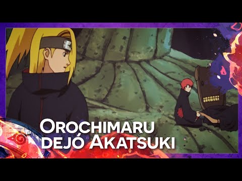 Sasori tells Deidara why Orochimaru left Akatsuki. / Short at the end of the chapter