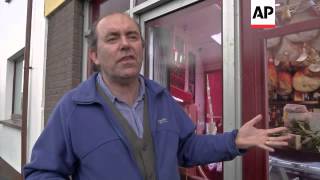 Fake facades used to conceal derelict shops