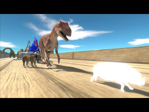 Race to eat ENEGY PIG - Animal Revolt Battle Simulator