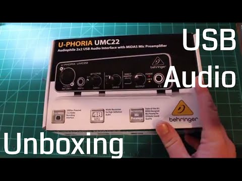 Behringer UMC 22 Unboxing & Setup | Channel Announcement!
