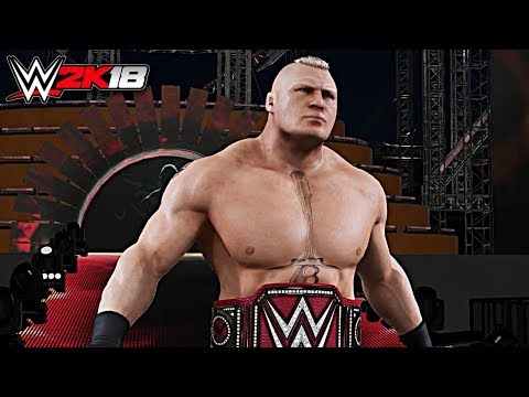 WWE 2K18 Exclusive - Brock Lesnar Full Entrance!