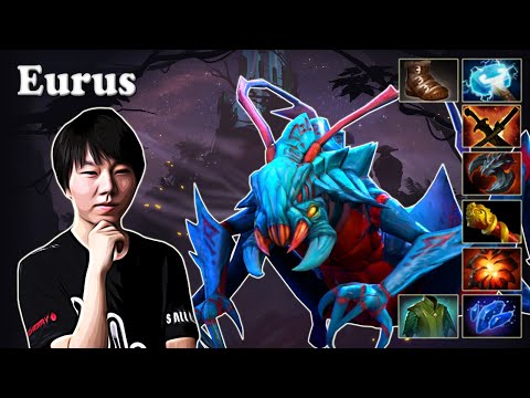 Eurus - Weaver Safelane | Dota 2 7.29b Gameplay
