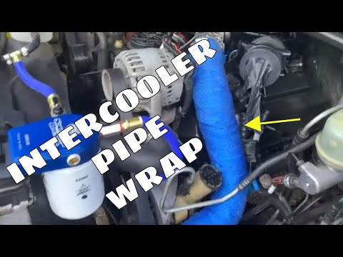 Hot Intercooler Pipe Wrap - 7.3 Liter Truck Stuff