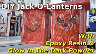 Spooktacular Jack-O-Lanterns: DIY Epoxy Resin & Glow-in-the-Dark Magic! 🎃✨