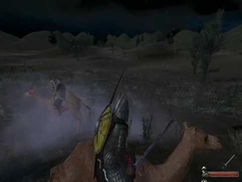 Mount & Blade: Warband + Crusader Deus-Vult mod single-player gameplay