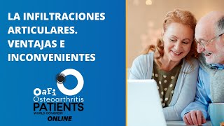 #OAFICongress2020 - Infiltraciones articulares - Ventajas e inconvenientes