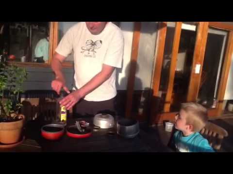 Using a Trangia stove