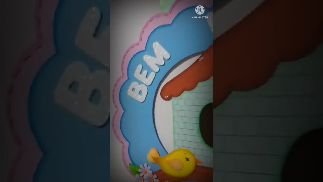 Placa de porta para sala de aula em EVA