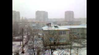 preview picture of video 'Снег в городе Архангельске в 3 мая 2013 Heavy snowfall in Arkhangelsk Spring 2013'