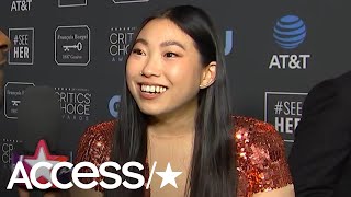 Awkwafina Jokes About Wearing A &#39;Girdle&#39; At The 2019 Critics&#39; Choice Awards | Access