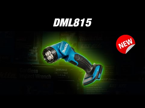 Makita Akumuliatorinis LED prožektorius DML815 LXT® • 14,4V • 18V • 160 lum video