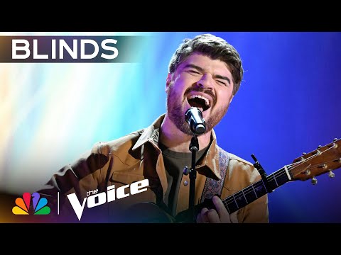 Marty O'Reilly's Raspy Sound Mesmerizes the Coaches on "Trouble" | The Voice Blind Auditions | NBC