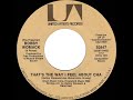 1972 HITS ARCHIVE: That’s The Way I Feel About Cha - Bobby Womack (stereo 45) - AnotherProf 1972 HITS ARCHIVE: That’s The Way I Feel About Cha - Bobby Womack (stereo 45)