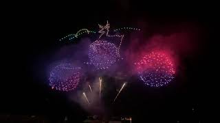2021日月潭花火音樂節煙火施放+無人機展演