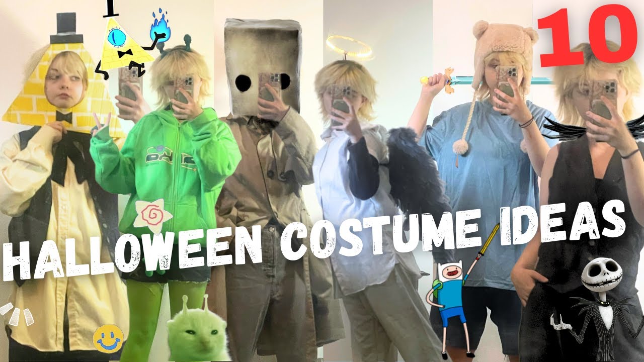 10 last minute halloween costume ideas!! (2025)