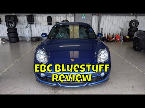 Porsche Cayman 987, EBC Bluestuff NDX pads REVIEW, 1st session...