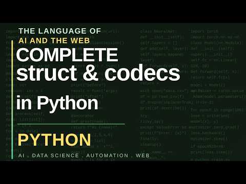 Struct And Codecs Module Python Standard Library