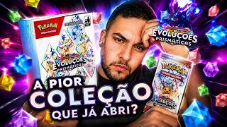 Abri 36 Boosters de EVOLUÇÕES PRISMÁTICAS | Pokémon TCG