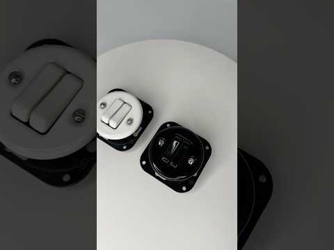 Вимикачі керамічні Keruida 2-клавішні прихованого монтажу без рамки