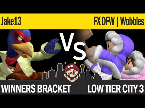 LTC3 Melee - Jake13 (Falco, Fox) vs FX DFW | Wobbles (ICs) - Winners Bracket