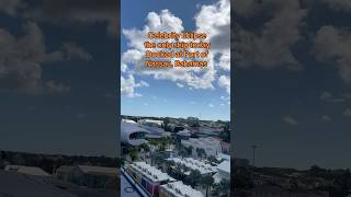 Celebrity Eclipse, the only ship in port that day- Docked at Nassau, Bahamas