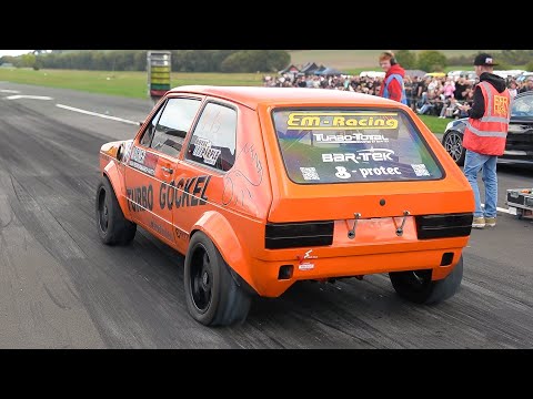 EFR Drag Races 1/4 Mile Brilon Season End 2025- 1000HP Golf 1, Turbo Civics, 1000HP Audi A3, R34..
