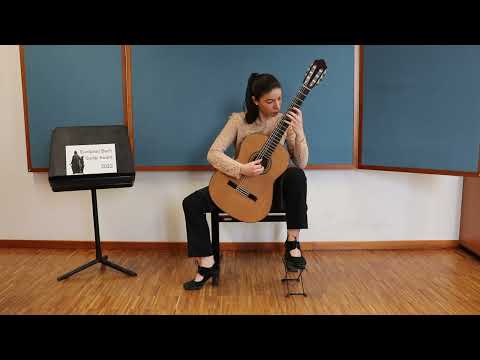 European Bach Guitar Award 2022 - First Round | Inês Martins de Sousa