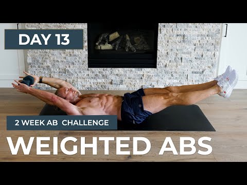 Day 13: 17 Min Abs with Weights // Shredded: 2 Week Ab Challenge