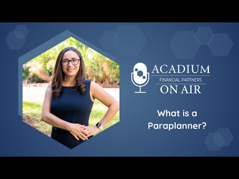 What is a Paraplanner?