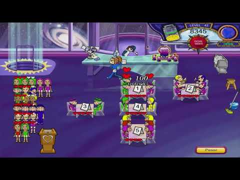 Diner Dash 3: Flo on the Go Walkthrough - Level #42 - Rocket - Galactic Punch