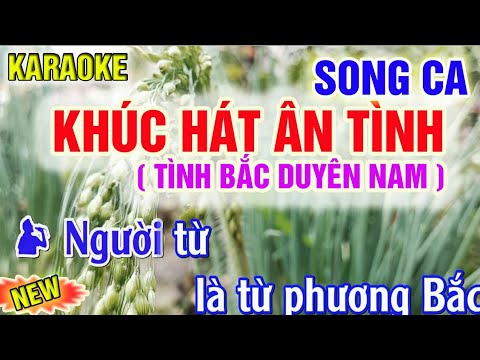 karaoke Khúc Hát Ân Tình - Tình Bắc Duyên Nam - song ca nhạc sống Thanh Trà