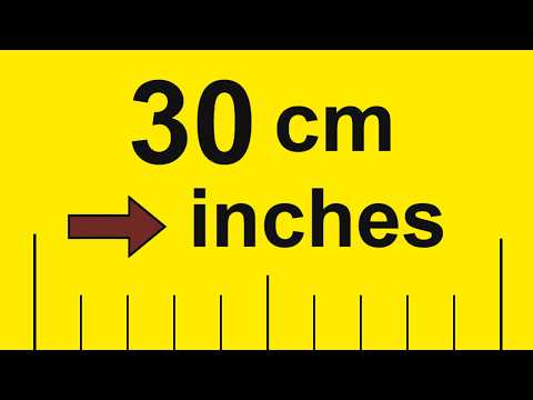 30cm To In