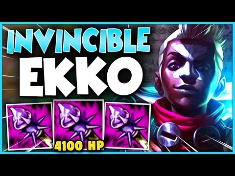 *NEW EKKO BUILD* TANK AND ONE SHOT EVERYTHING?! WTF RIOT- League Of Legends