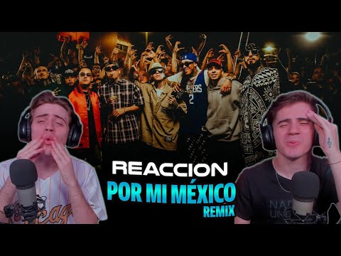 [REACCION] Por Mi Mexico Remix 🇲🇽 - Lefty SM, Santa Fe Klan, Dharius, C-Kan, MC Davo & Neto Peña
