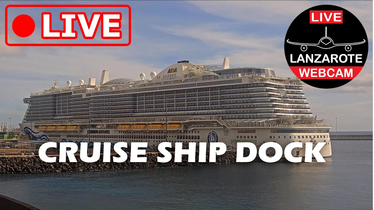 Live webcam view of Puerto de Cruceros Lanzarote