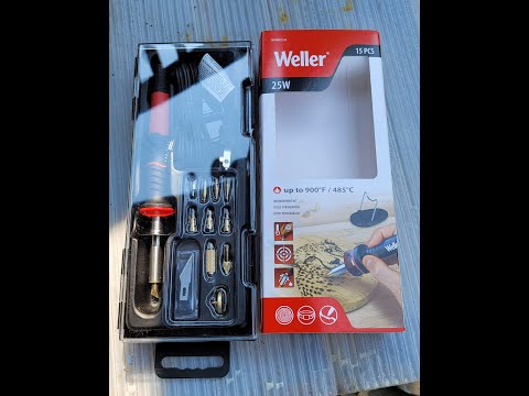 Weller WLIWBL2512A 15PC SHORT BARREL WOOD BURNING KIT and Soldering Iron Review