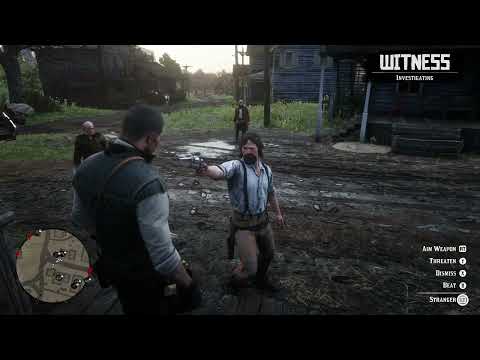 Sheriff Malloy kills the wrong man - Red Dead Redemption 2
