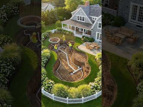 Transforming Epic Backyard into Luxury Pool #poolconstruction