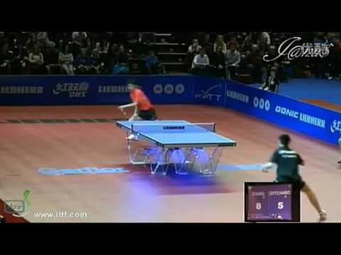 张继科 Zhang Jike VS. Dimitrij Ovtcharov (2011 Paris World Cup Men's Single 2nd round)
