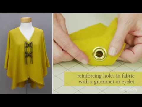 How to insert grommets and eyelets