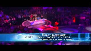 Haley Reinhart - What Is &amp; What Should Never Be - Top 3 - American Idol 2011 - 05_18_11.flv
