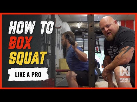 box squat with bands