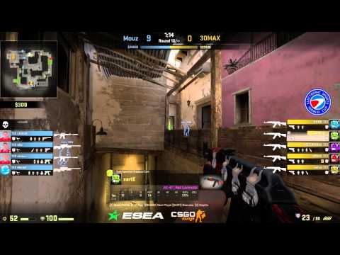 mouz vs 3DMAX EU ESWC Qualifiers Game 1