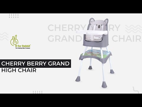 R for Rabbit’s Cherry Berry Grand -The Convertible 4 in 1 High Chair Installation Video