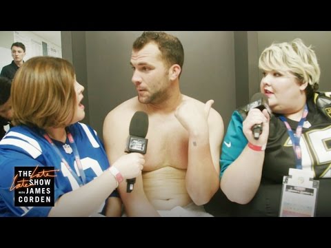 James Corden's Sisters Invade the NFL in London James Corden's Sisters Invade the NFL in London