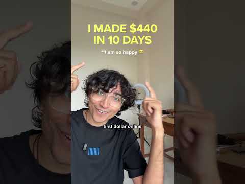 My First Online Income: $440 From Simple Videos