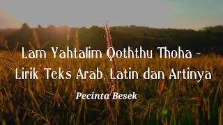 Download lagu LAM YAHTALIM - COVER ZAIN KHALISA LIRIK mp3 Download lagu LAM YAHTALIM - COVER ZAIN KHALISA LIRIK mp3