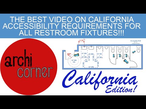 AC 020 - The Best Video on Accessibility Requirements for Restrooms - CALIFORNIA EDITION!!!